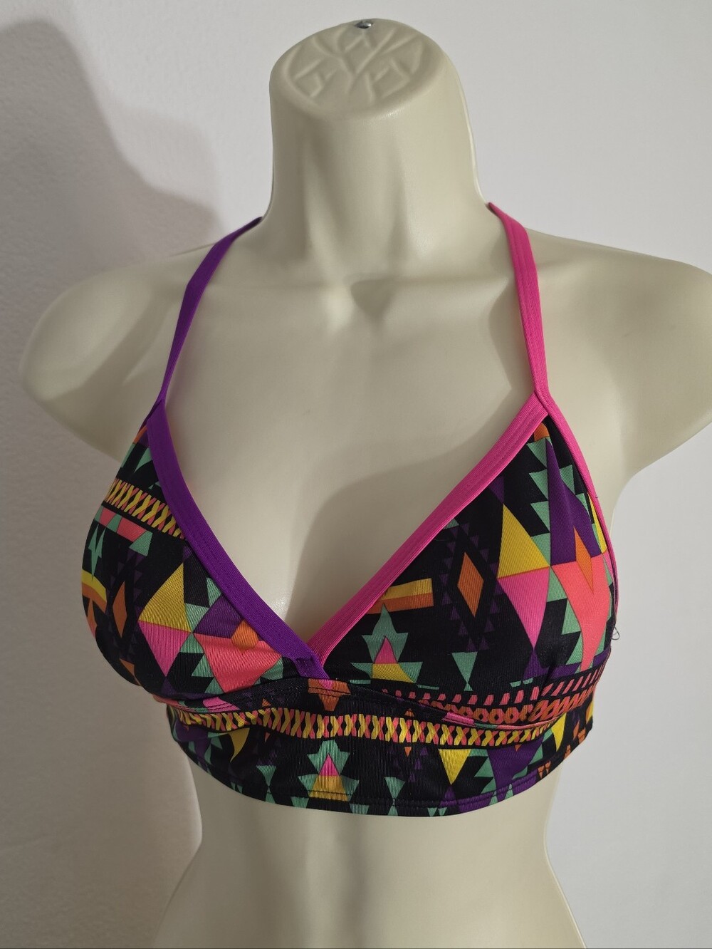 Dolfin Bikini Top Aztec Neon Pink Size S - Picture 6 of 11